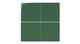 6x6 Natural Press Ceramic Tile in Viridian Gloss