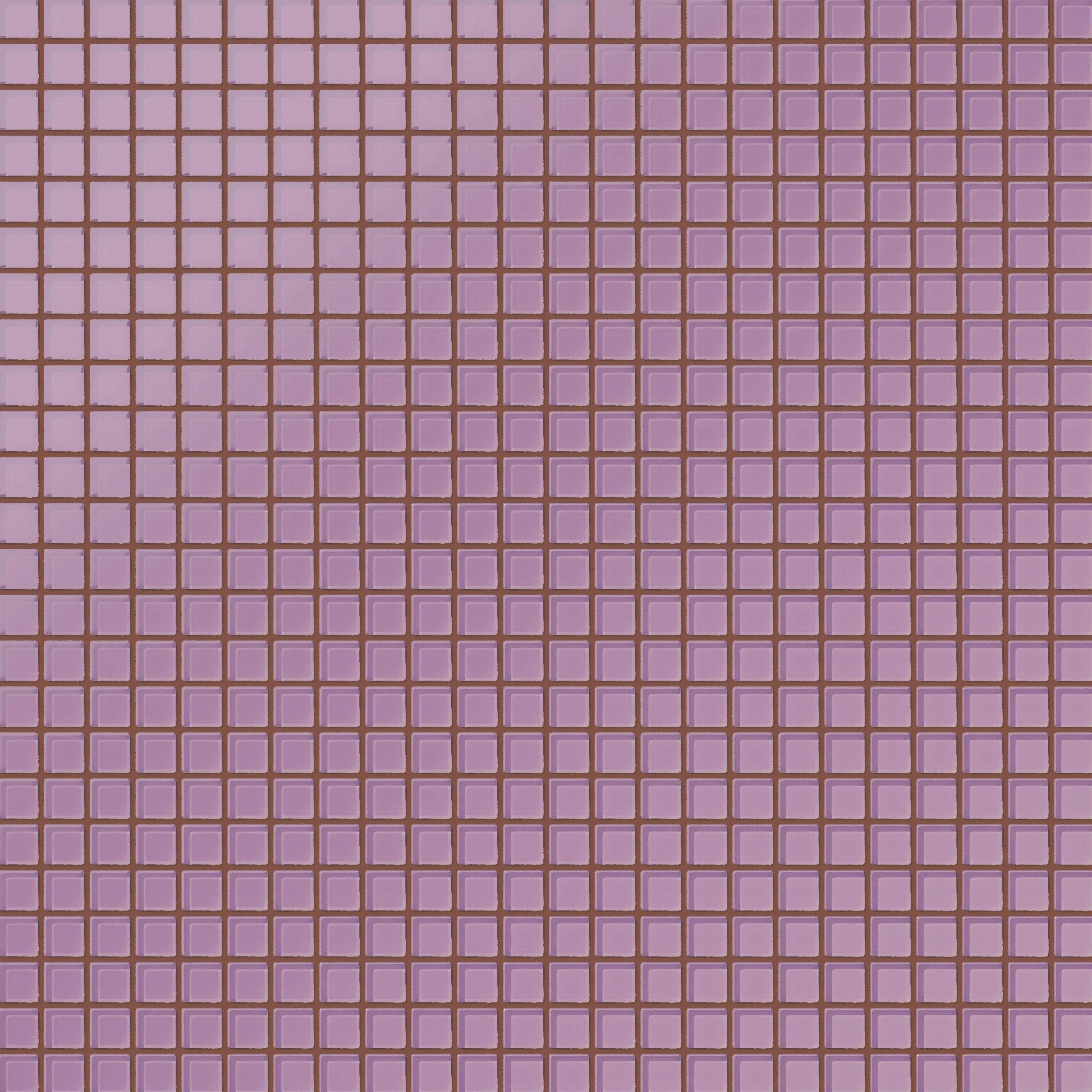 1x1 Straight Set Sheeted Glass Mosaic Tile in Waxbill Matte