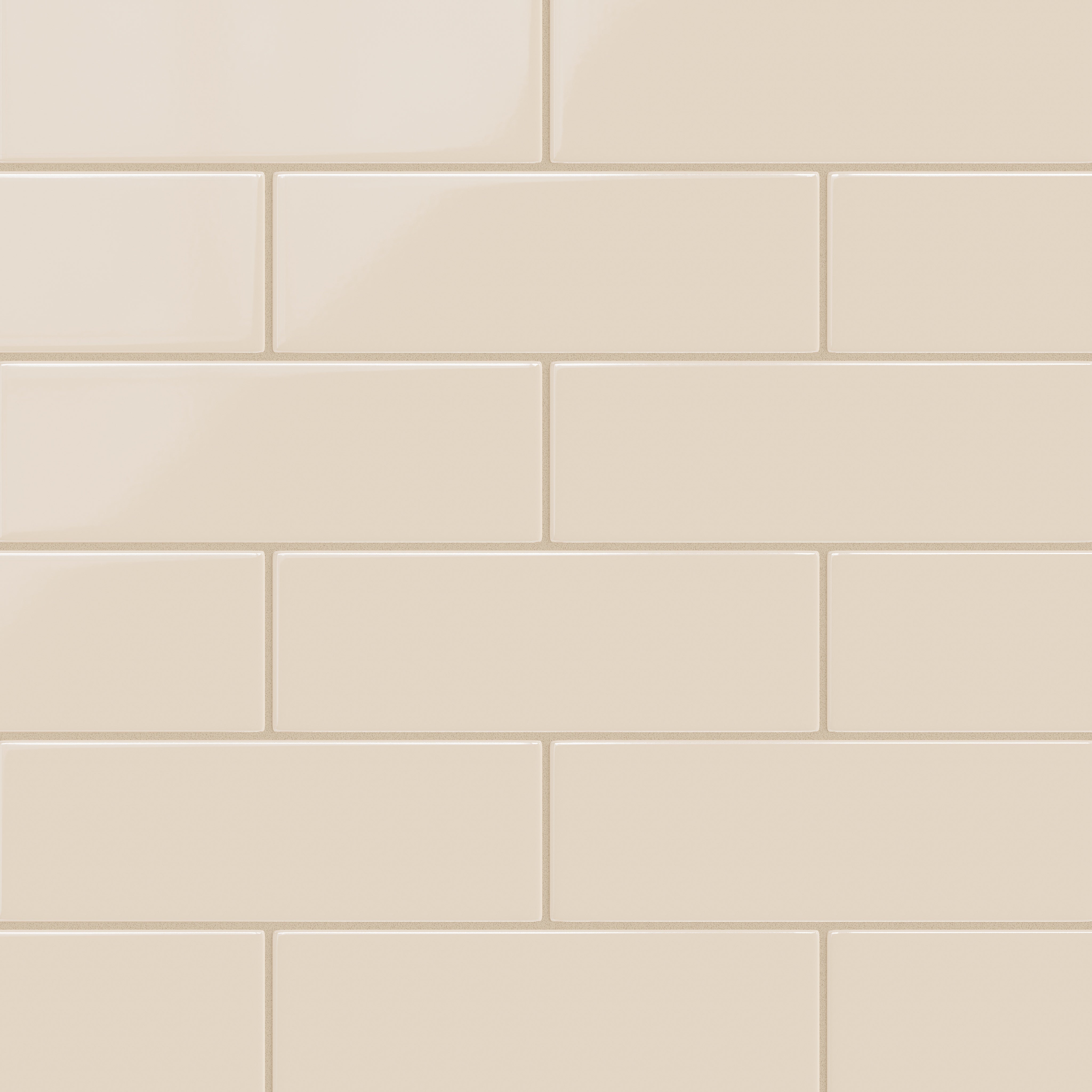 4x12 Original Ceramic Tile in Ivory Gloss