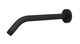 Contour & Foundry 45-Degree 12" Shower Arm with Flange in Matte Black