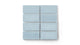 2x4 Straight Set Sheeted Original Ceramic Mosaic Tile in Crater Lake Gloss