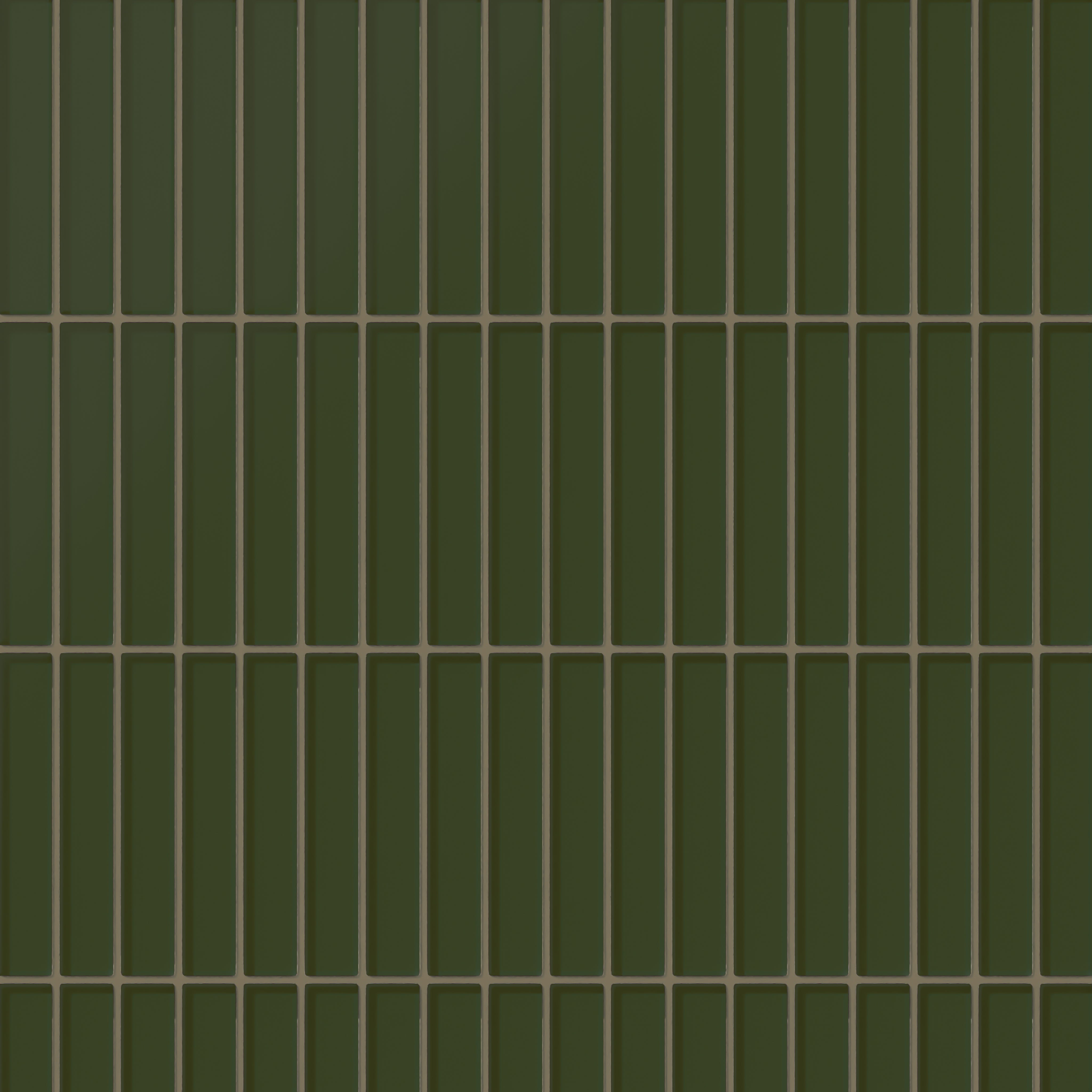 1x6 Straight Set Sheeted Glass Mosaic Tile in Starling Matte