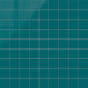 3x3 Straight Set Sheeted Natural Press Ceramic Mosaic Tile in Maya Blue Gloss