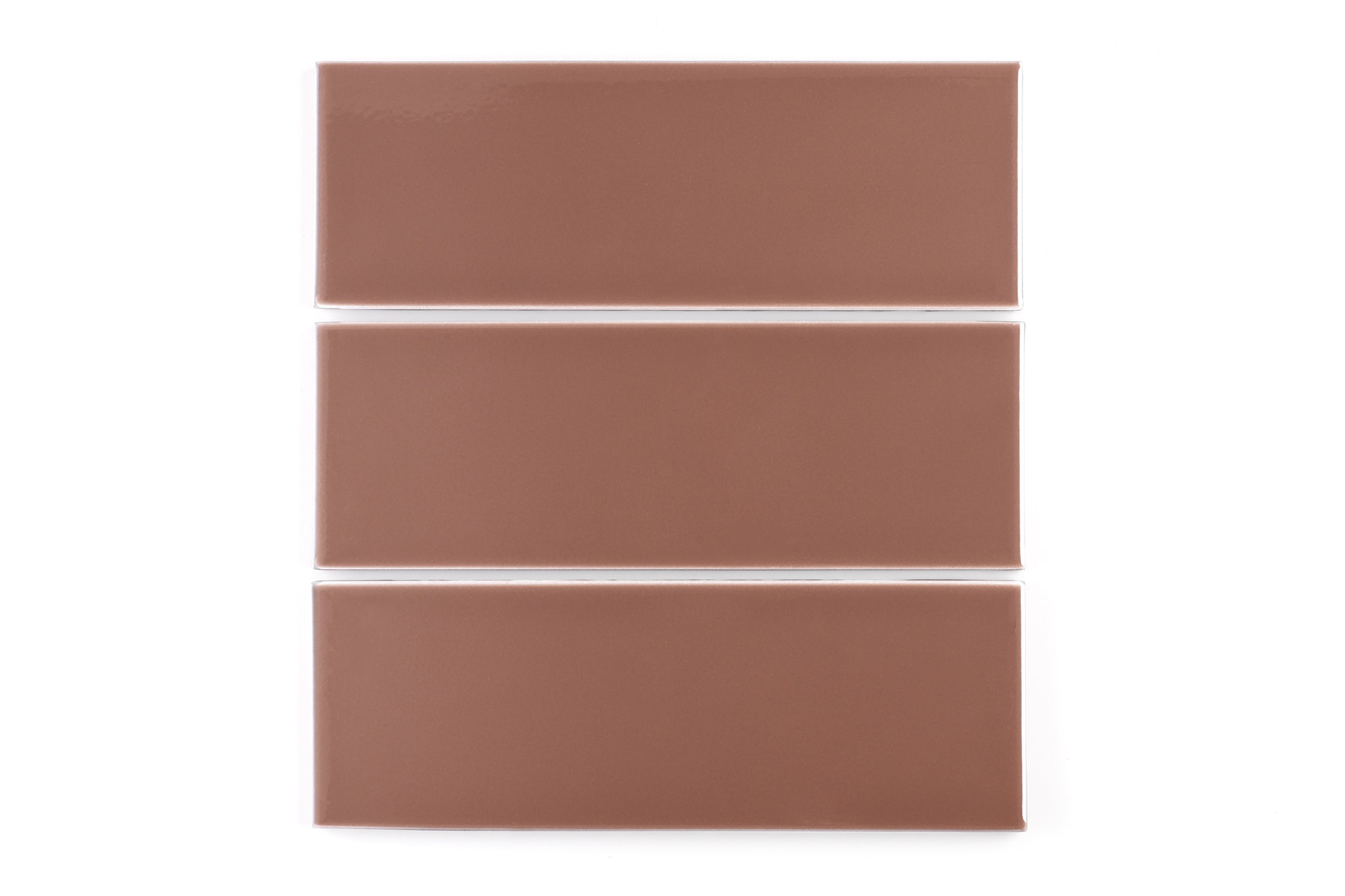 4x12 Original Ceramic Tile in Mauve Gloss