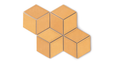 Large Diamond Original Ceramic Tile in Koi Gloss