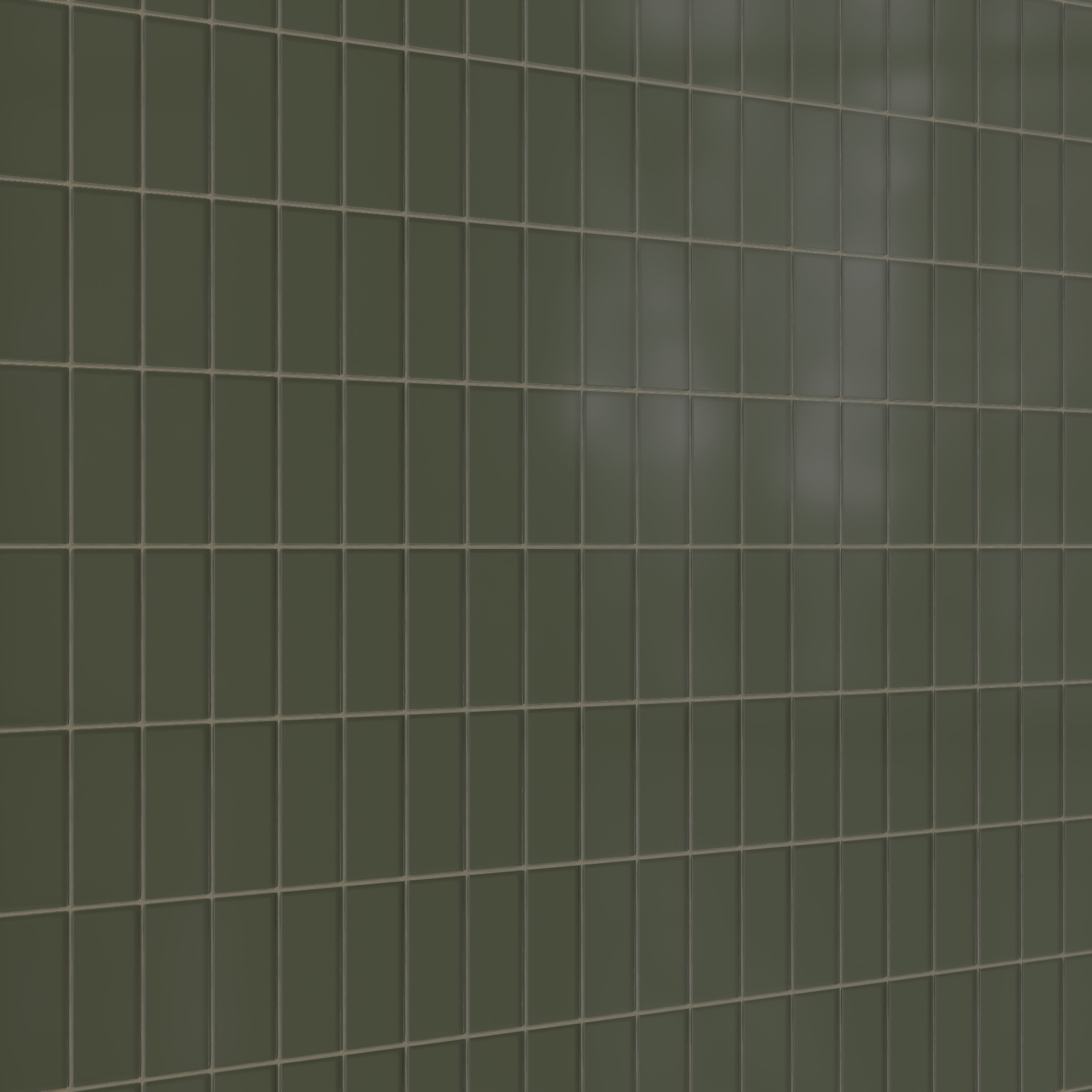 3x6 Glass Tile in Roadrunner Matte