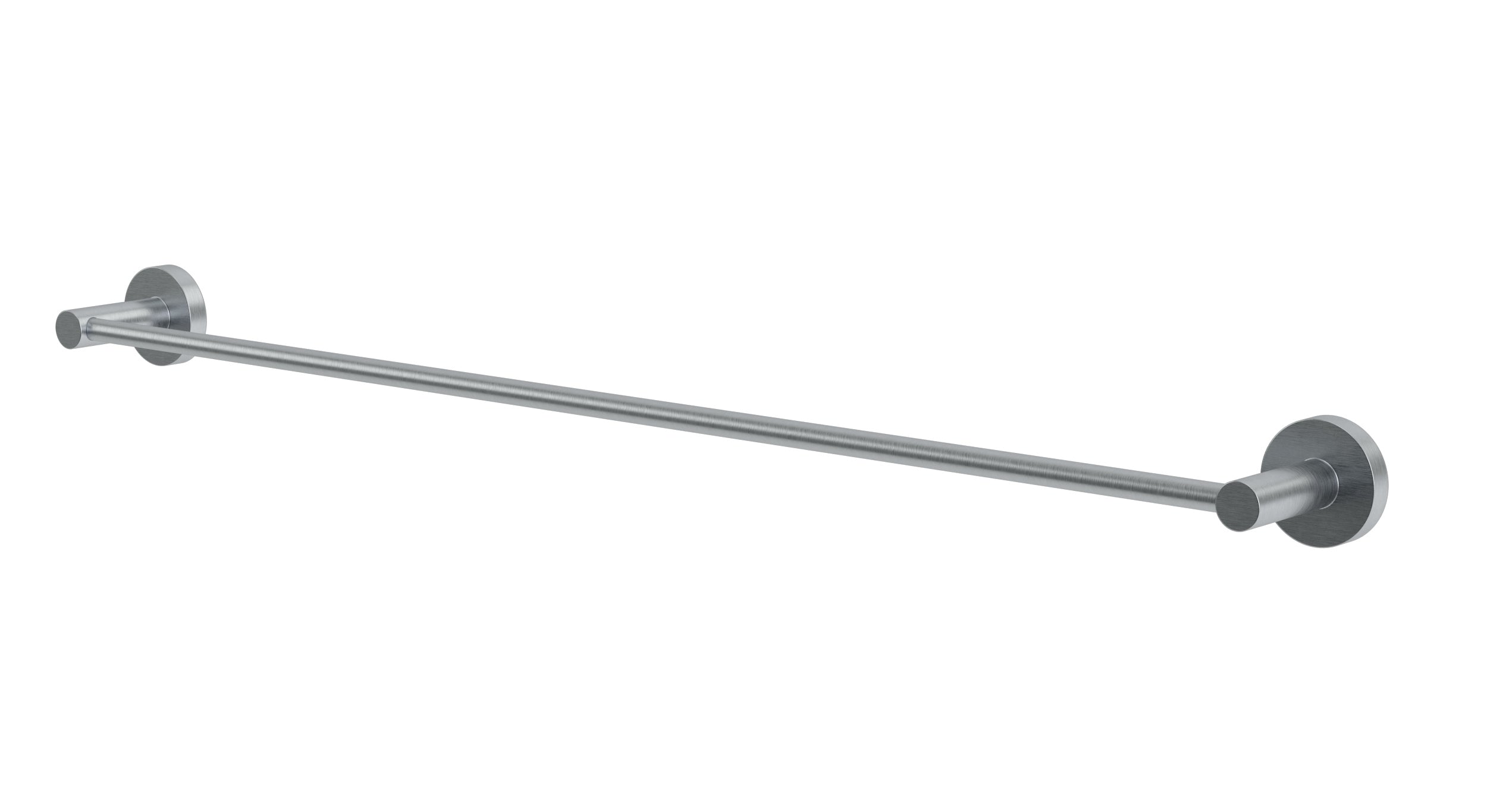 Flatiron Round Towel Bar 30" in Satin Chrome