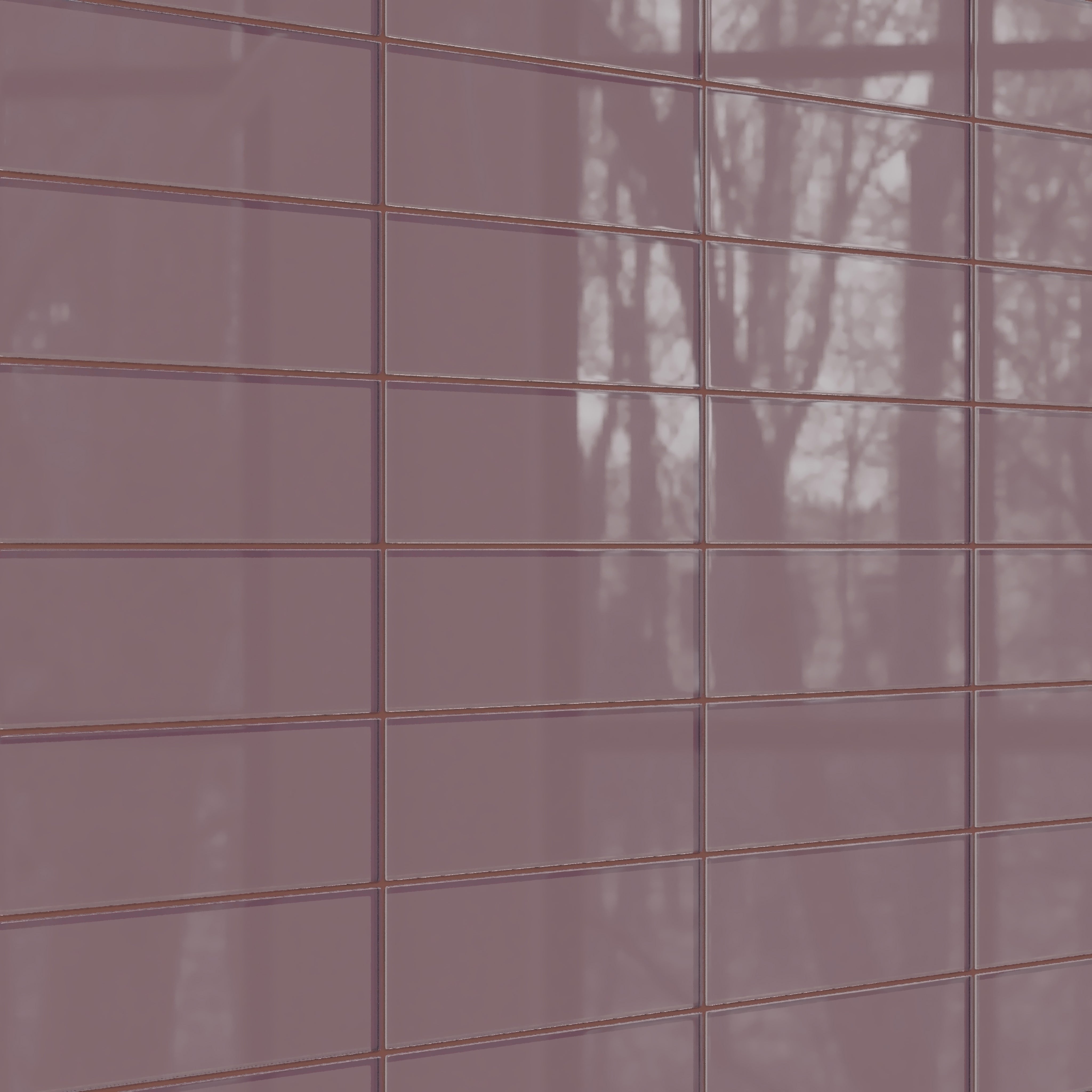 4x12 Glass Tile in Crane Gloss