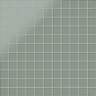 2x2 Straight Set Sheeted Glass Mosaic Tile in Hummingbird Matte