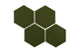 6" Hexagon Original Ceramic Tile in Lone Pine Gloss