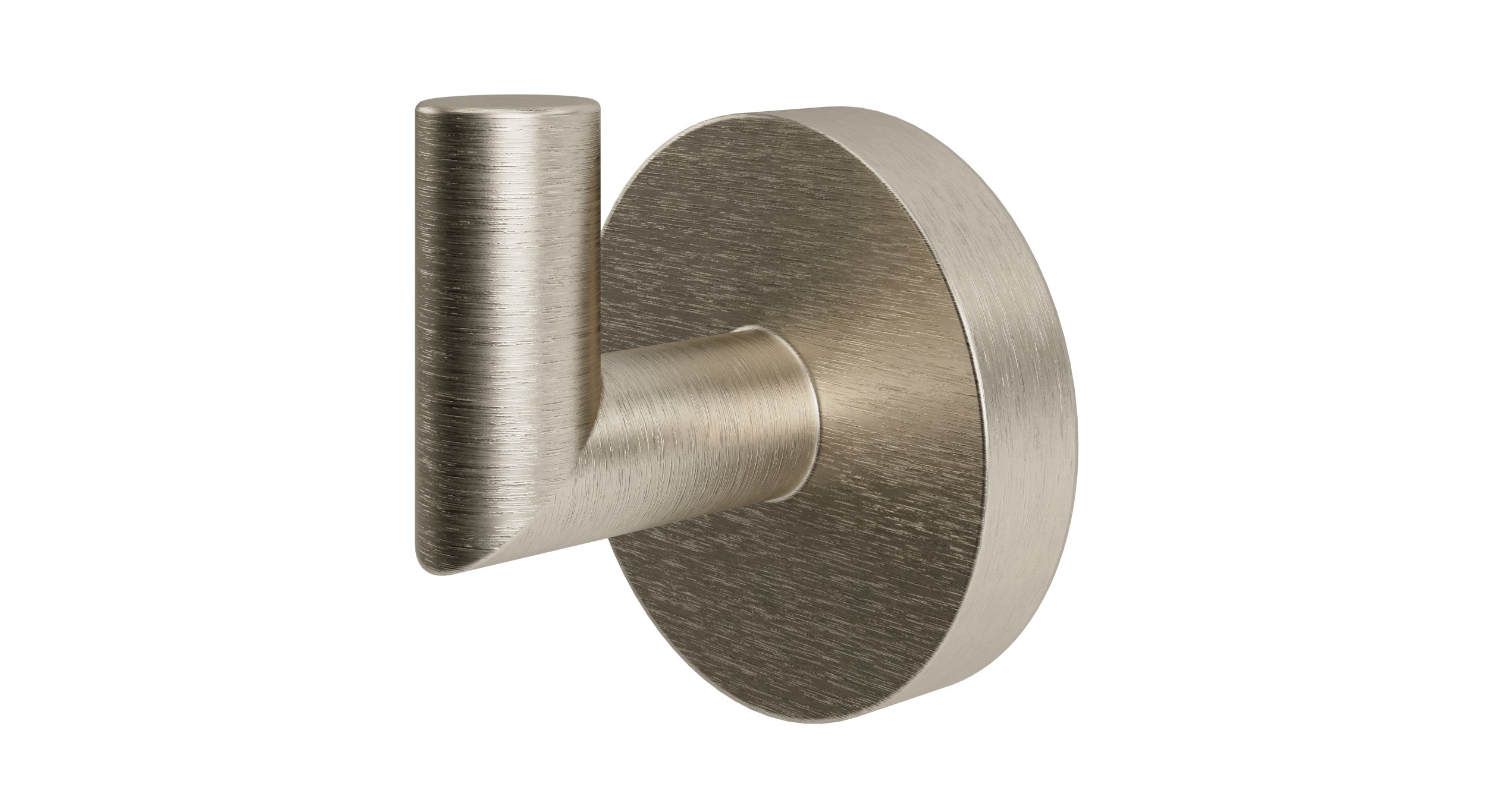 Contour Robe Hook in Satin Nickel