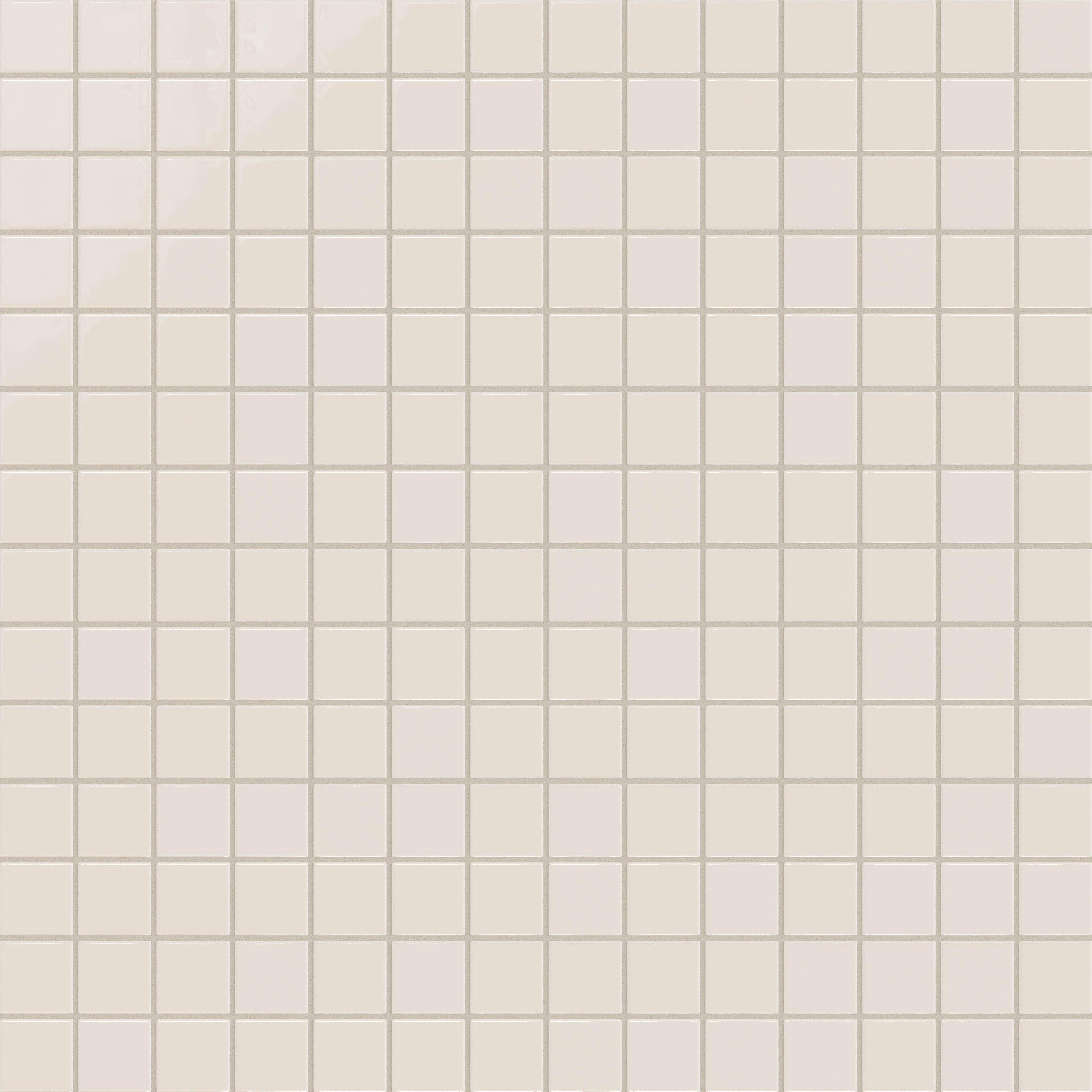2x2 Straight Set Sheeted Natural Press Ceramic Mosaic Tile in Pearl Gloss