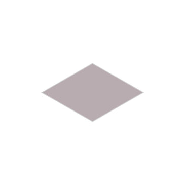 Large Diamond Original Ceramic Tile in Dust Storm Matte