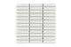 1x4 Straight Set Sheeted Original Ceramic Mosaic Tile in Limewash Matte