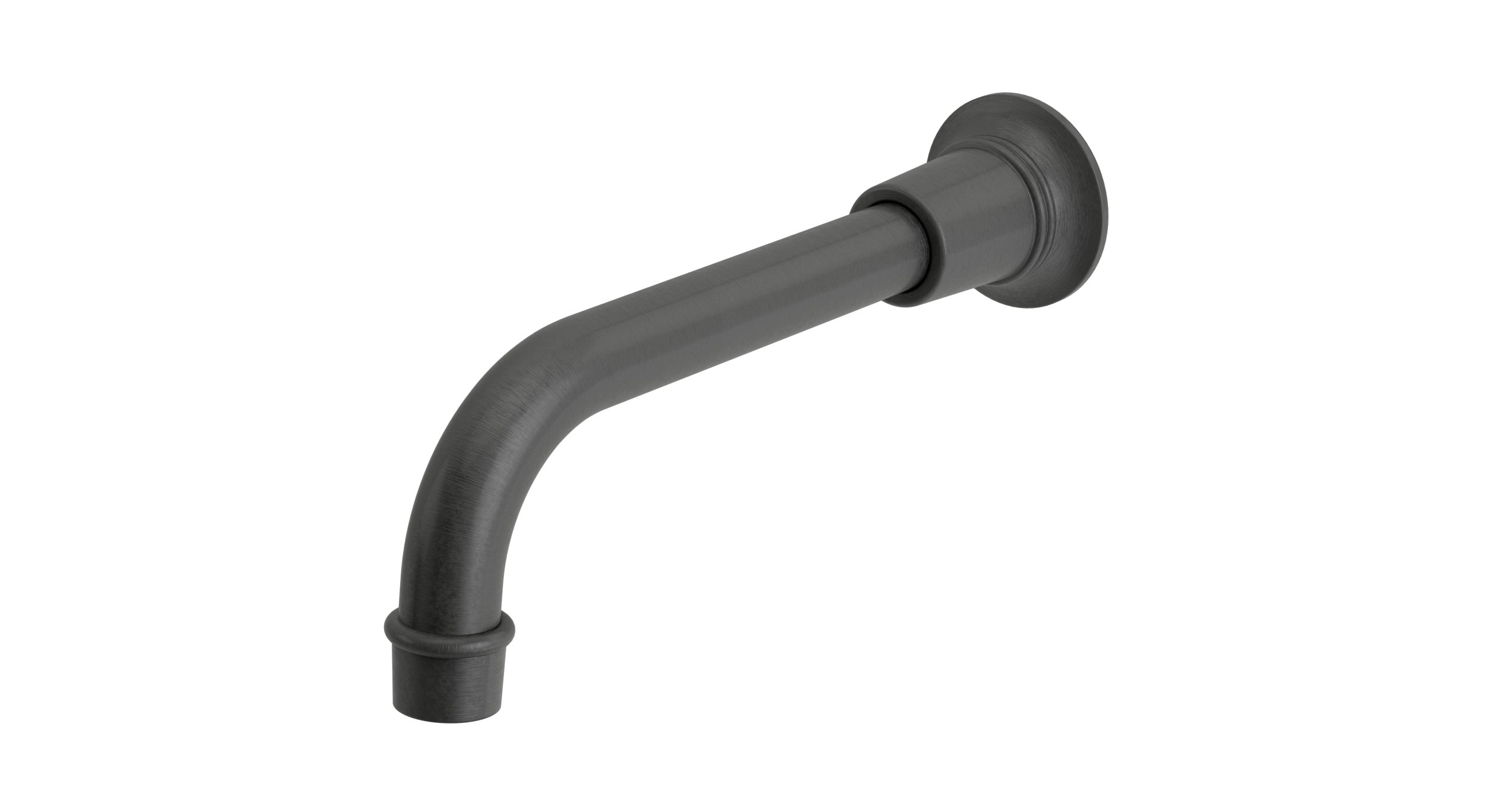 Emerson Wall Mount 8.25" Spout in Blackened Nickel