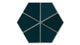 Hexite Original Ceramic Tile in Caspian Sea Gloss