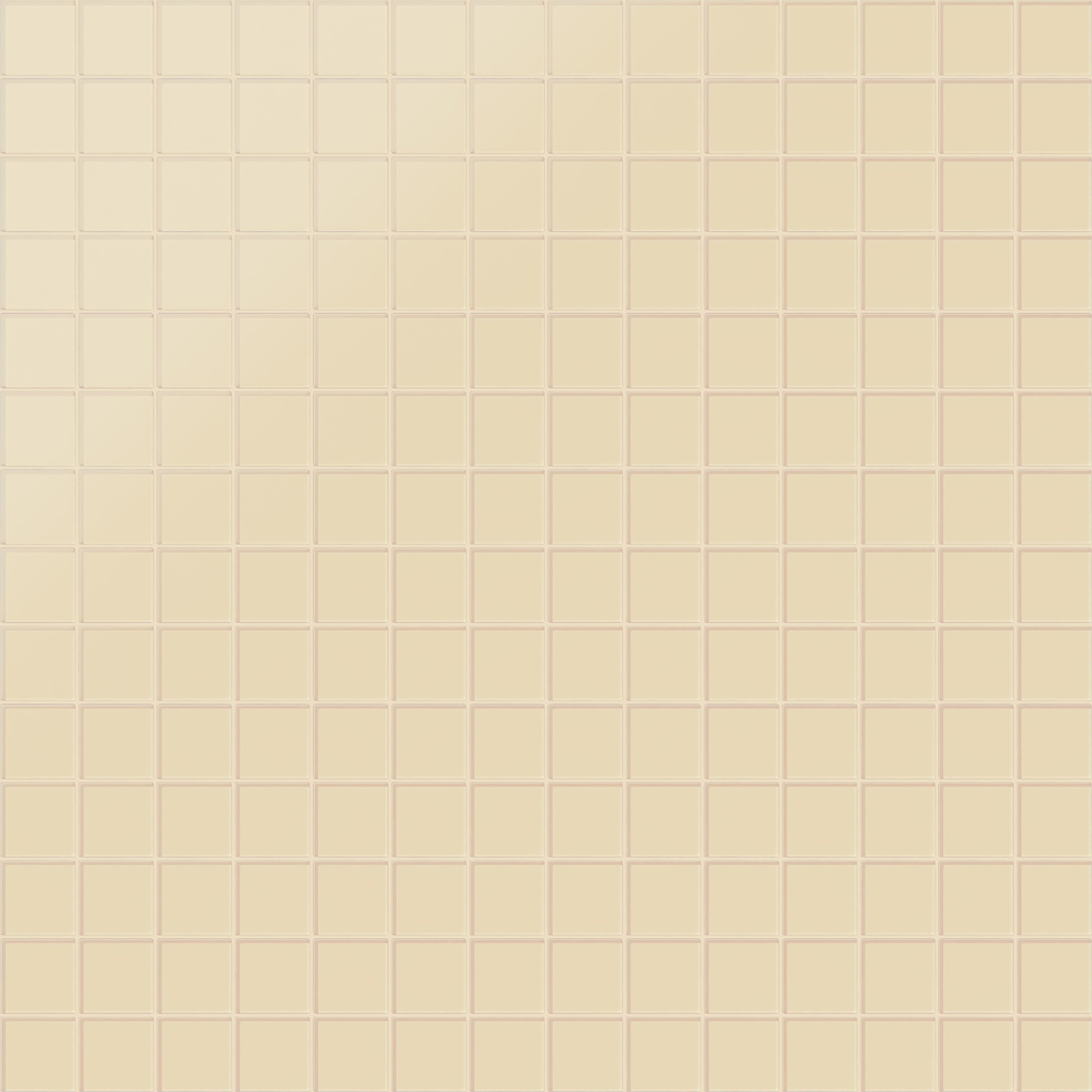 3x3 Straight Set Sheeted Glass Mosaic Tile in Chickadee Matte