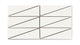 Right Scalene Triangle Original Ceramic Tile in Calcite Matte