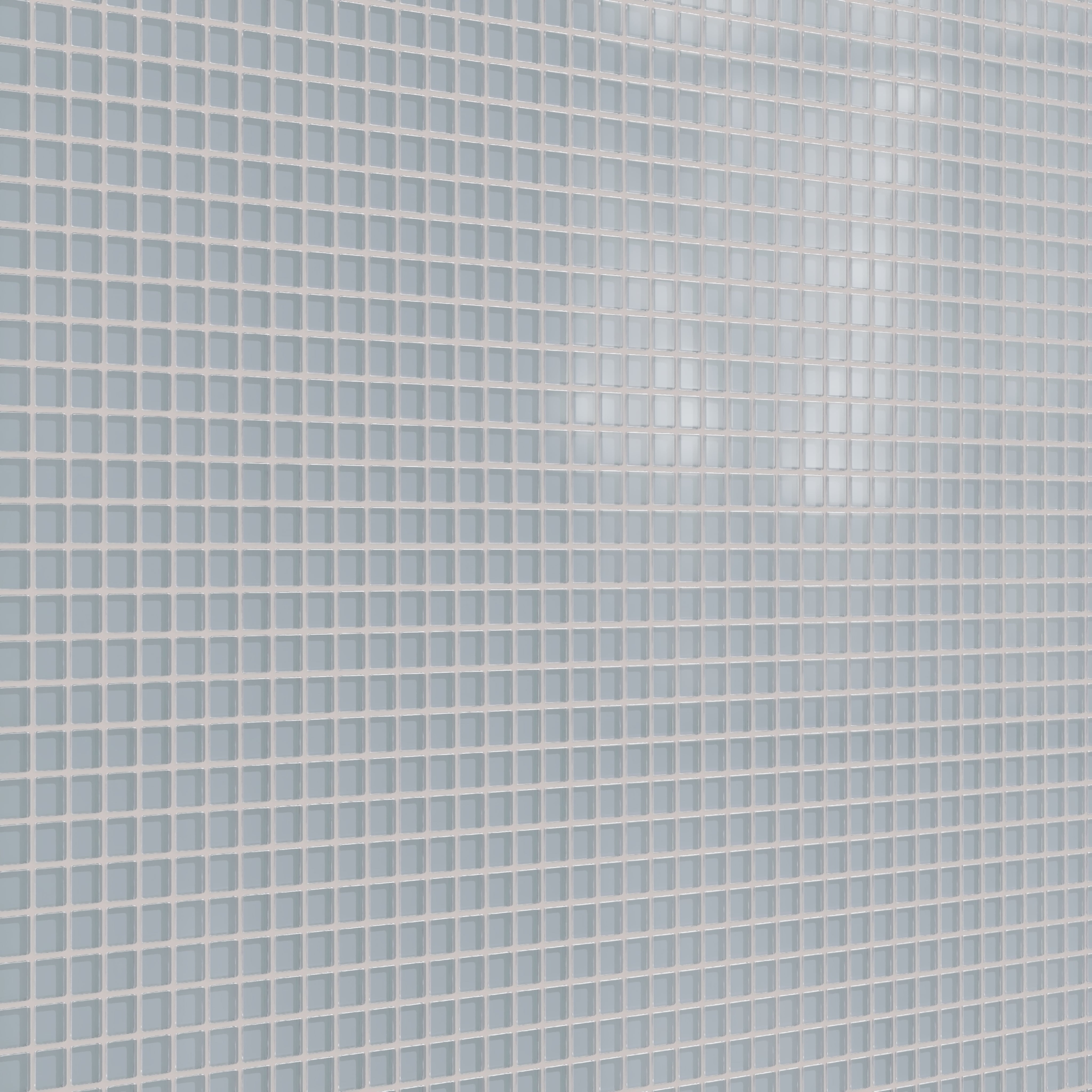 1x1 Straight Set Sheeted Glass Mosaic Tile in Pinyon Jay Matte