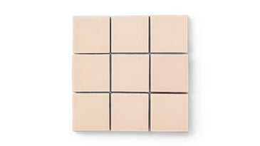 3x3 Straight Set Sheeted Original Ceramic Mosaic Tile in Tumbleweed Matte