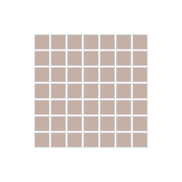1x1 Straight Set Sheeted Original Ceramic Mosaic Tile in Sweet Pea Matte