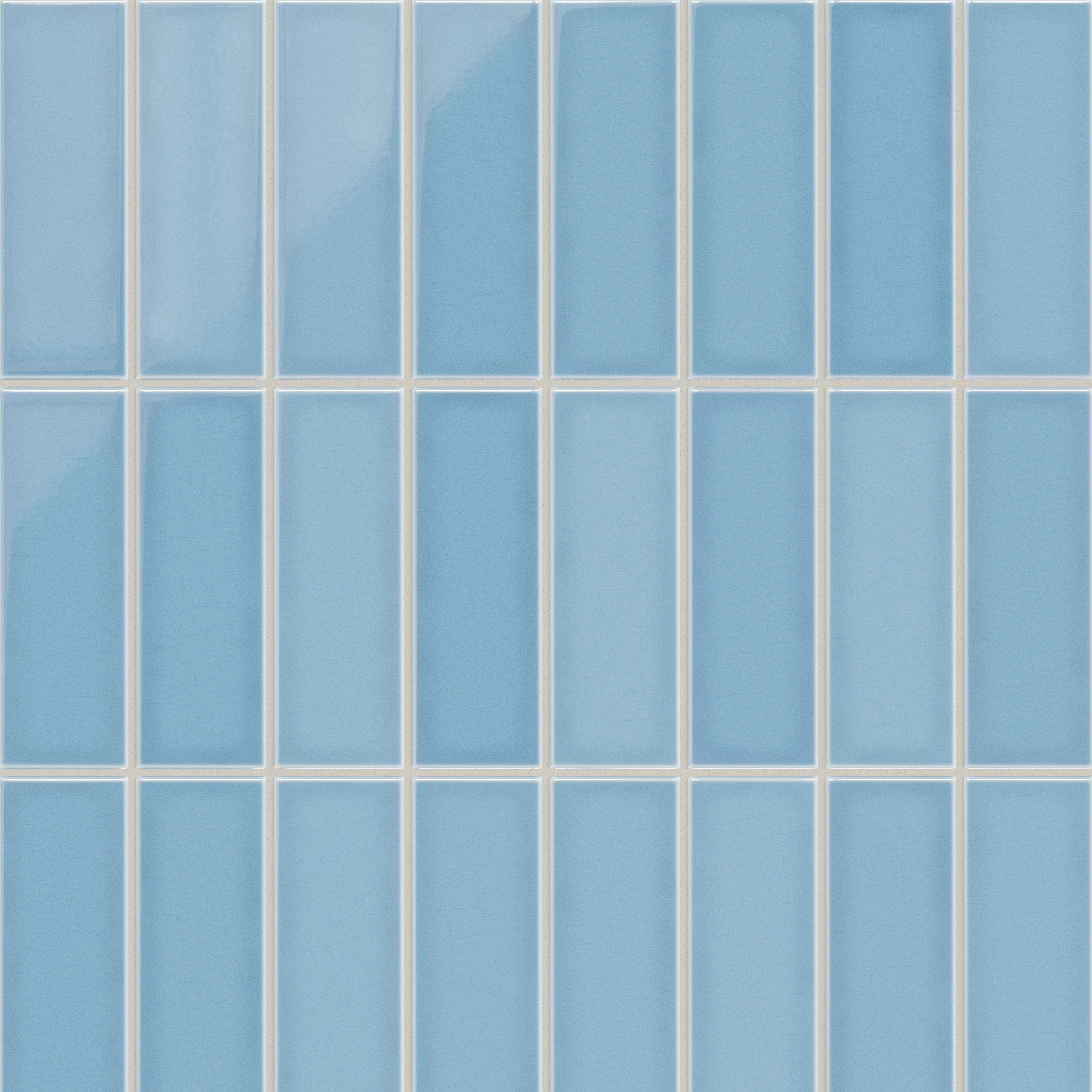 3x9 Original Ceramic Tile in Caribbean Sea Gloss - Fireclay Tile