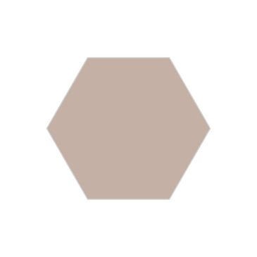 8" Hexagon Original Ceramic Tile in Sweet Pea Matte