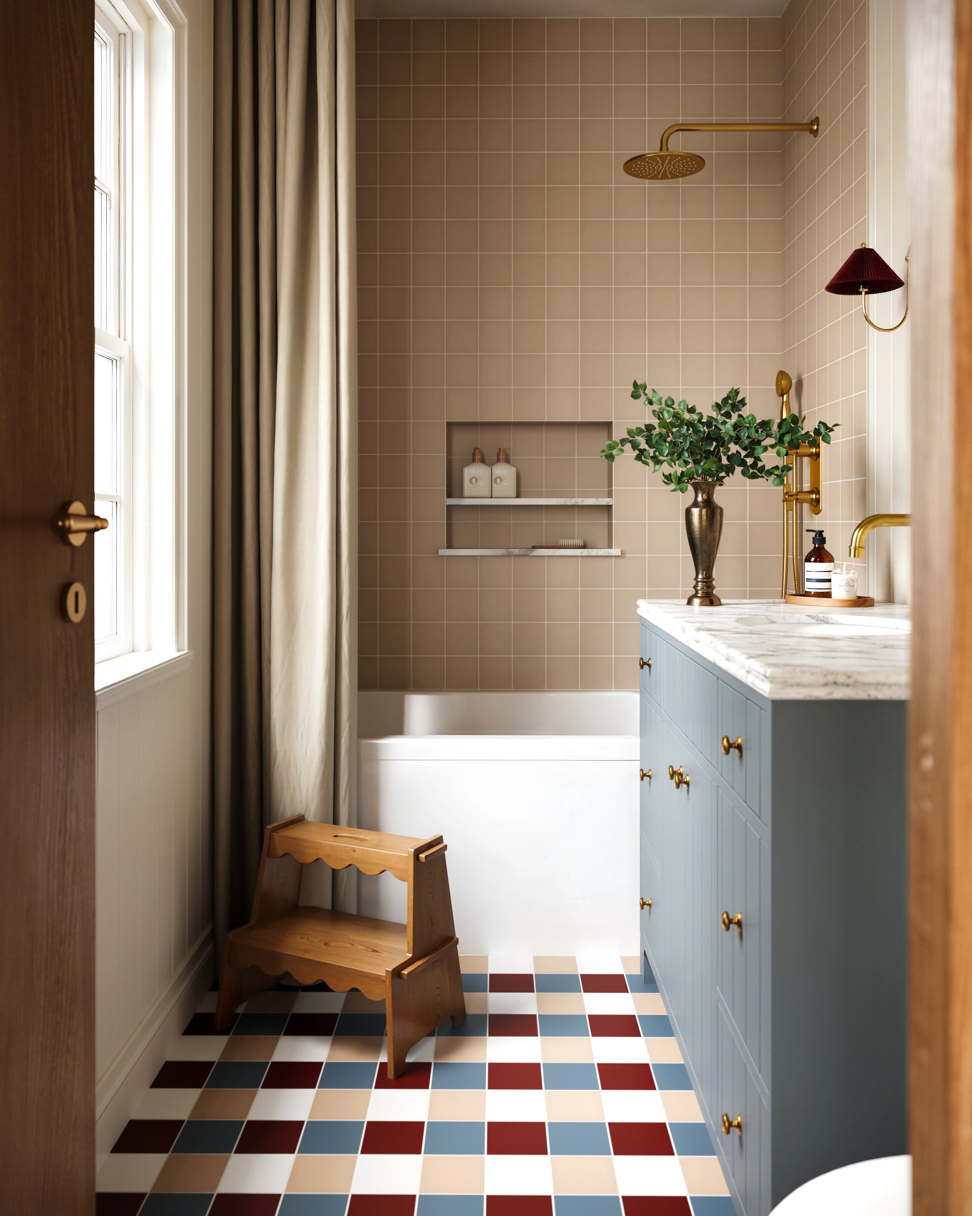 4x4 Original Ceramic Tile in Nautical Matte