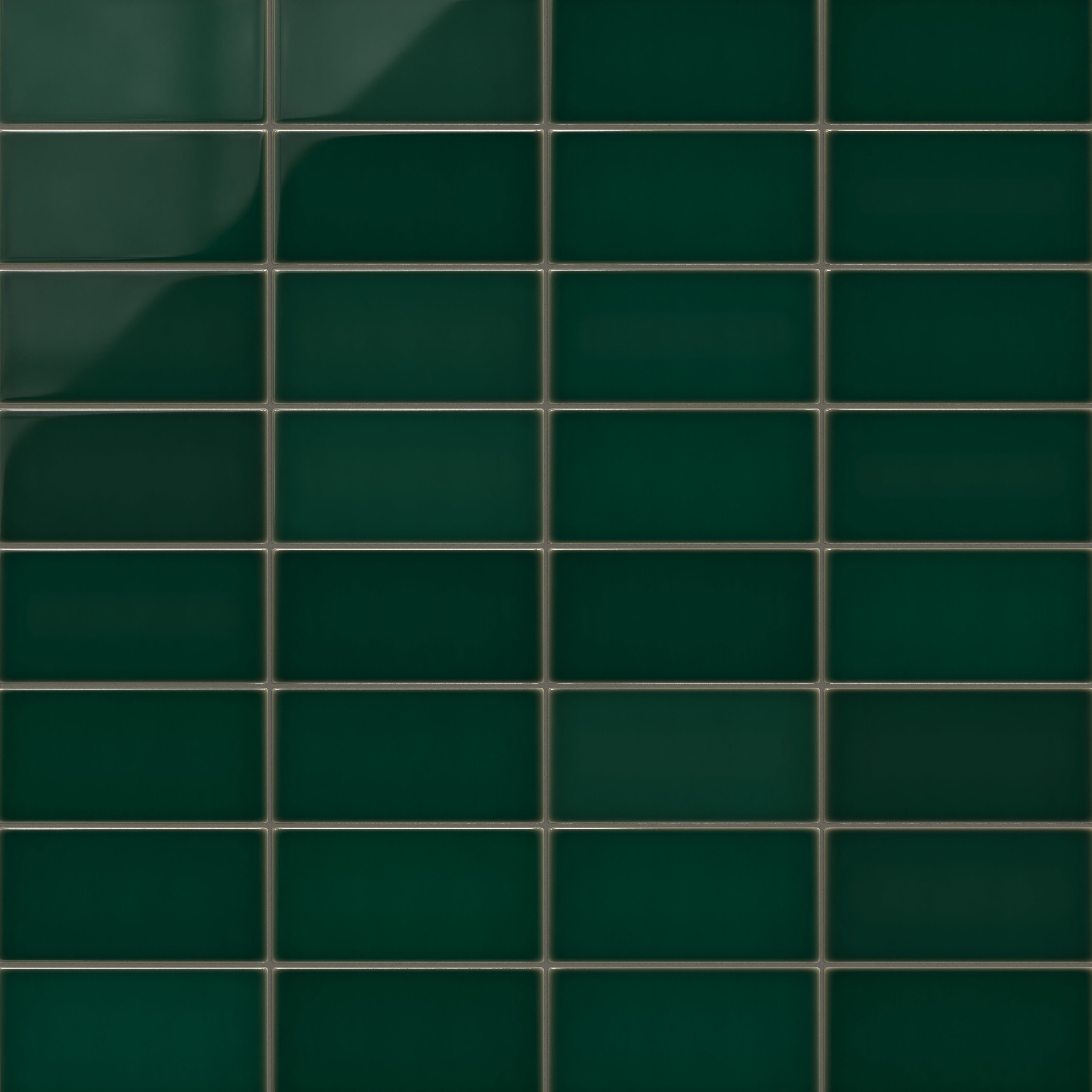6x12 Original Ceramic Tile in Evergreen Gloss