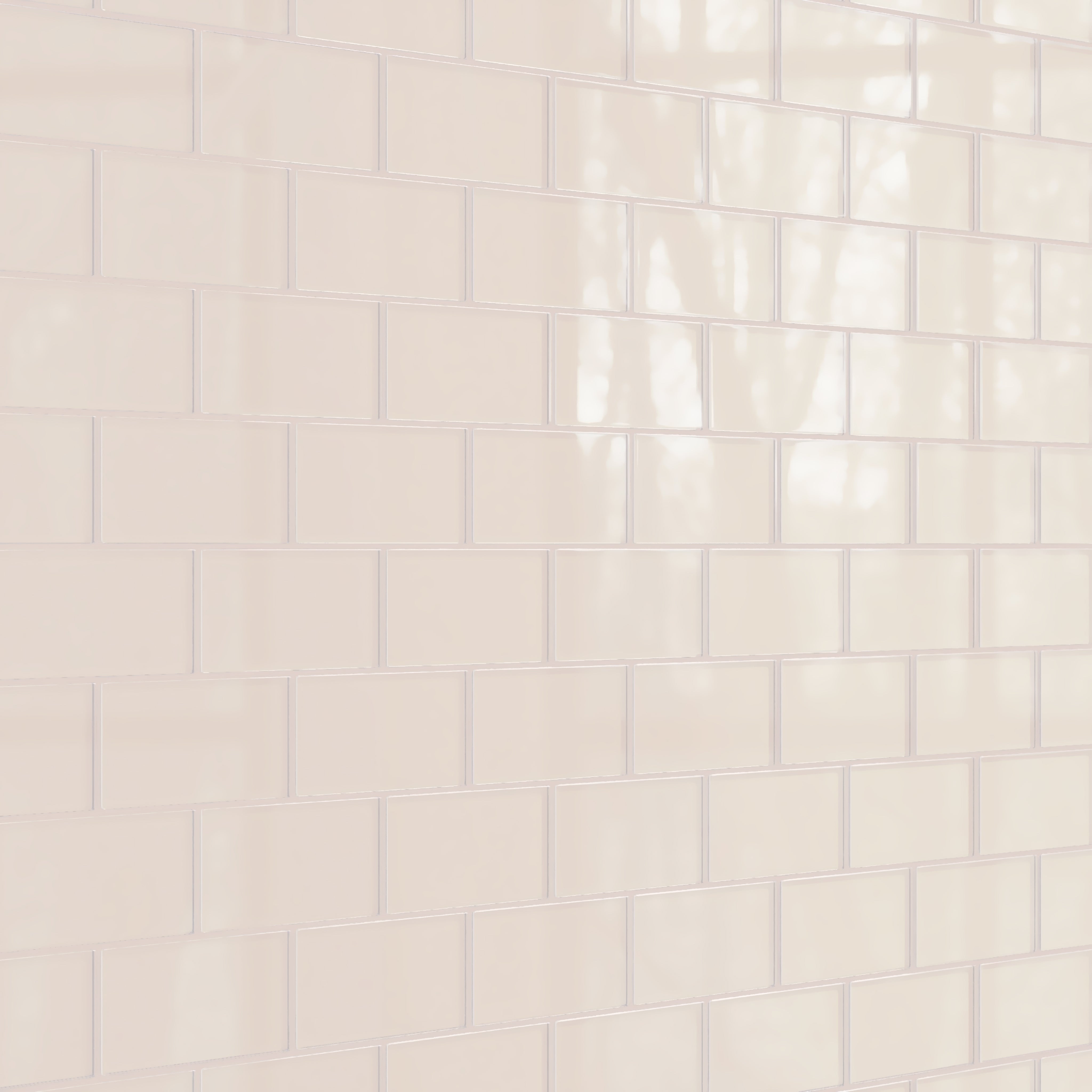 3x6 Glass Tile in Sandpiper Gloss