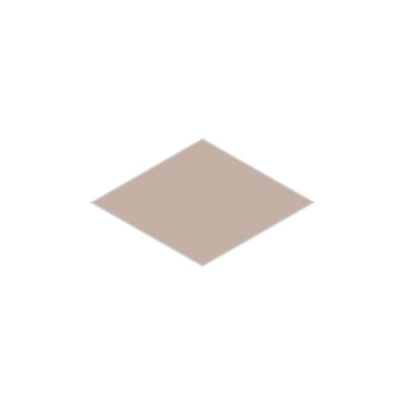 Large Diamond Original Ceramic Tile in Sweet Pea Matte