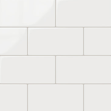 6x12 Original Ceramic Tile in Calcite Gloss