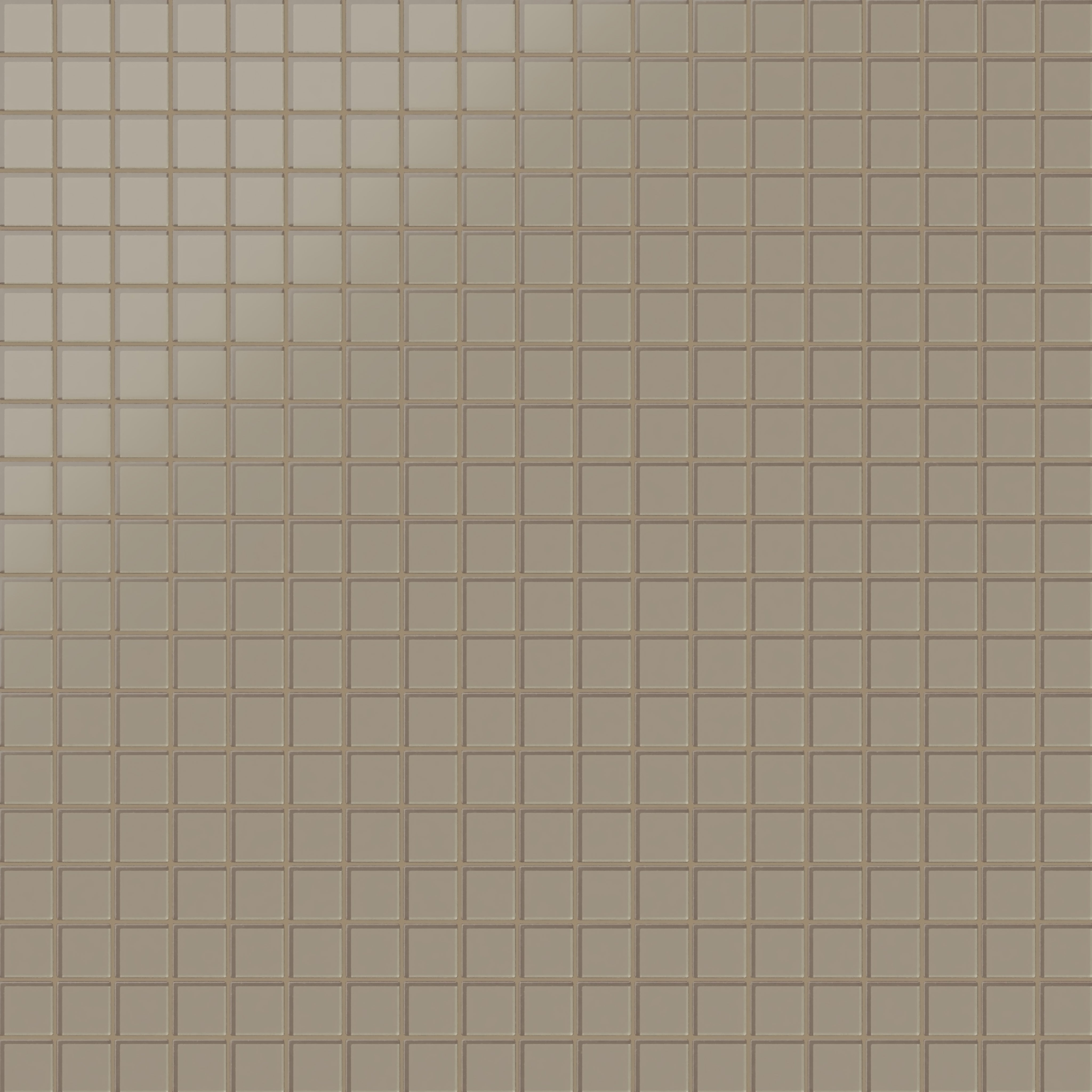 2x2 Straight Set Sheeted Glass Mosaic Tile in Quail Matte