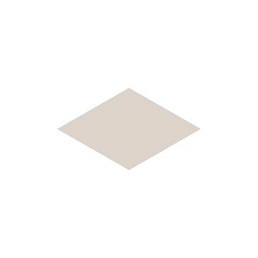 Large Diamond Original Ceramic Tile in Sand Dune Matte