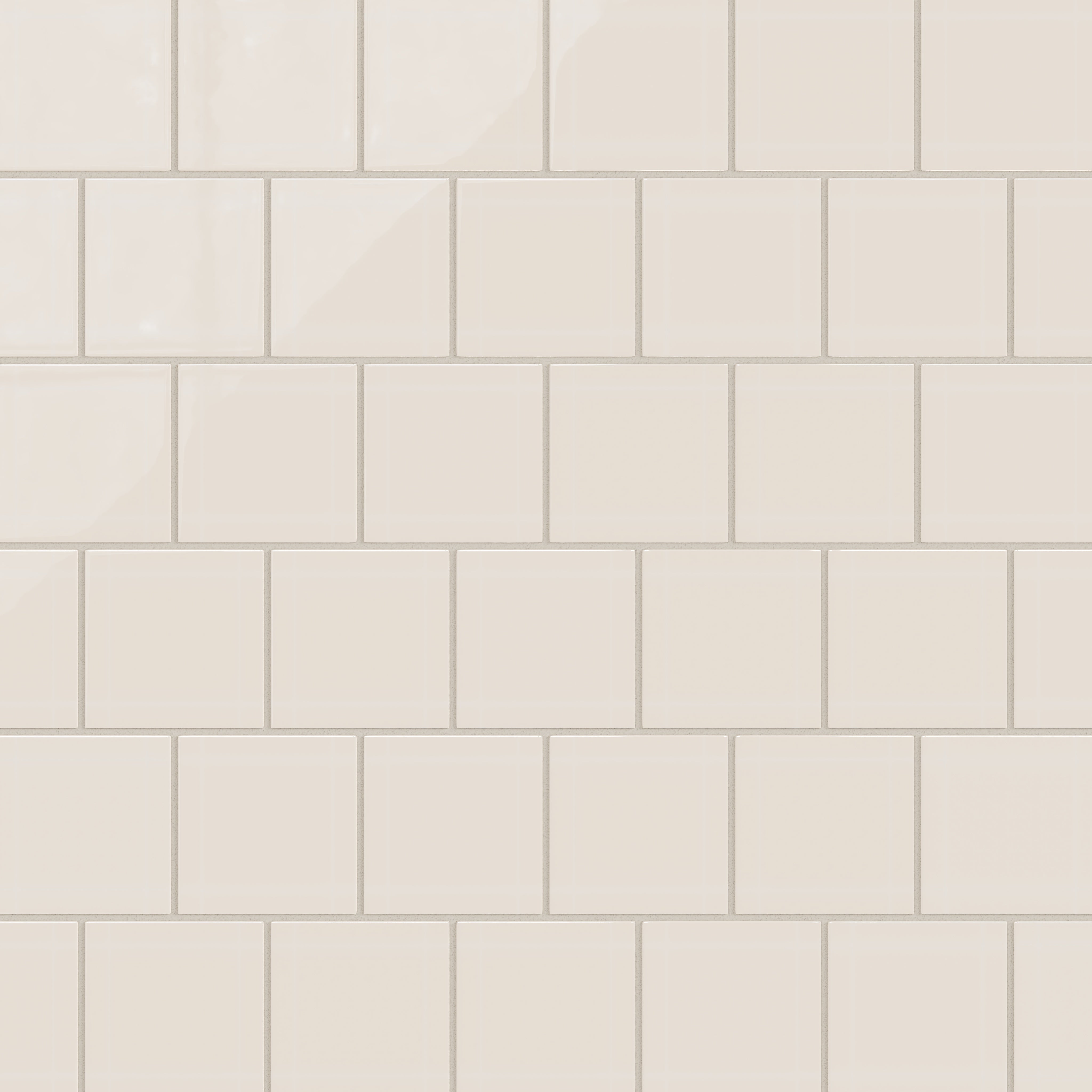 4x4 Natural Press Ceramic Tile in Pearl Gloss