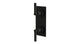 Flatiron Two Handle Wall Mount Shower Trim with Linear Lever Handles in Matte Black