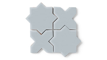 Star & Cross Original Ceramic Tile in Crater Lake Matte
