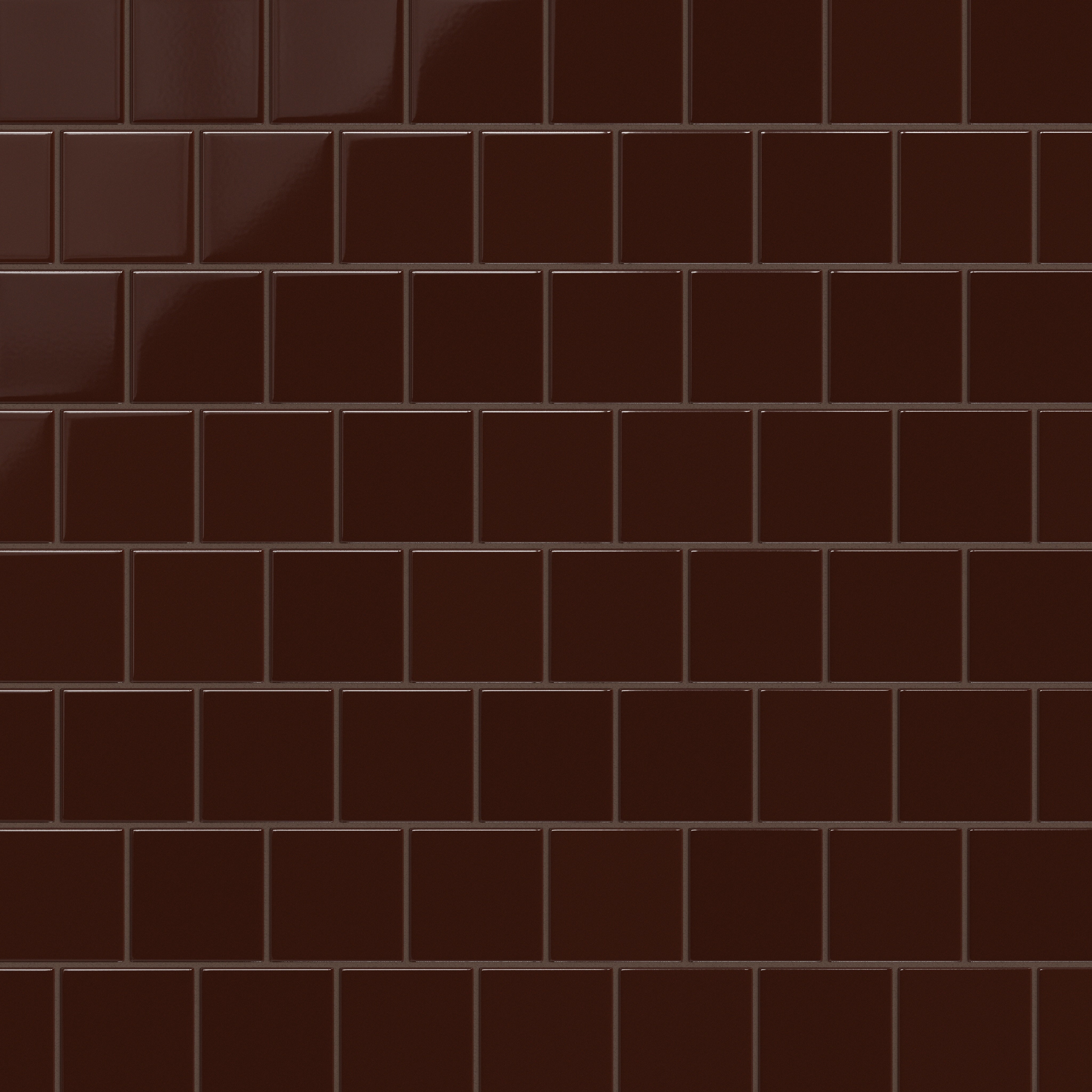 4x4 Original Ceramic Tile in Garnet Gloss