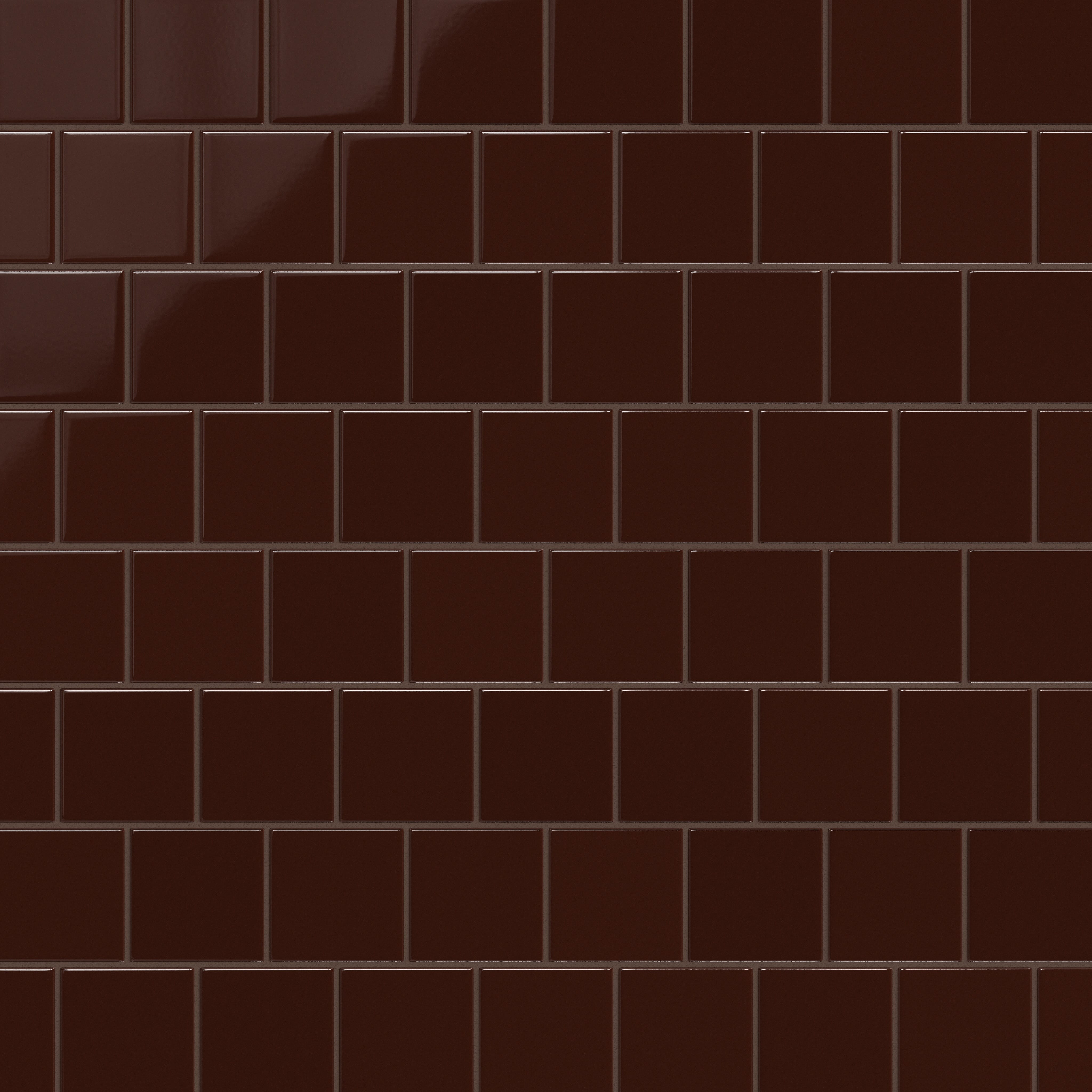 Quick Ship 4x4 Original Ceramic Tile in Garnet Gloss