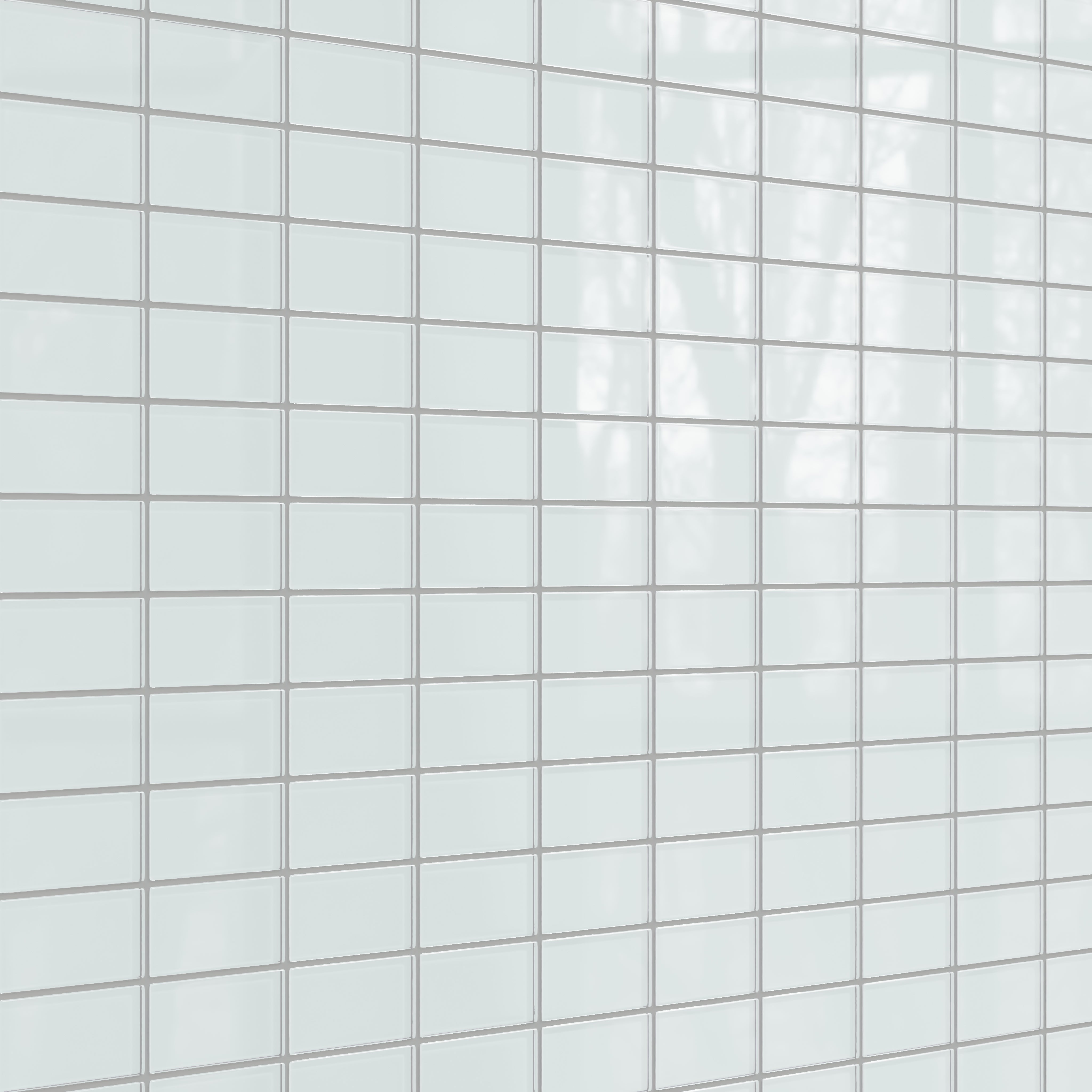 CP CP656-AWB (Natural Gloss) 11 3/4” Warbler 2x4 Straight Set Sheeted Gloss Glass Tile - Fireclay Tile