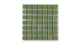 1x1 Straight Set Sheeted Original Ceramic Mosaic Tile in Kelp Gloss