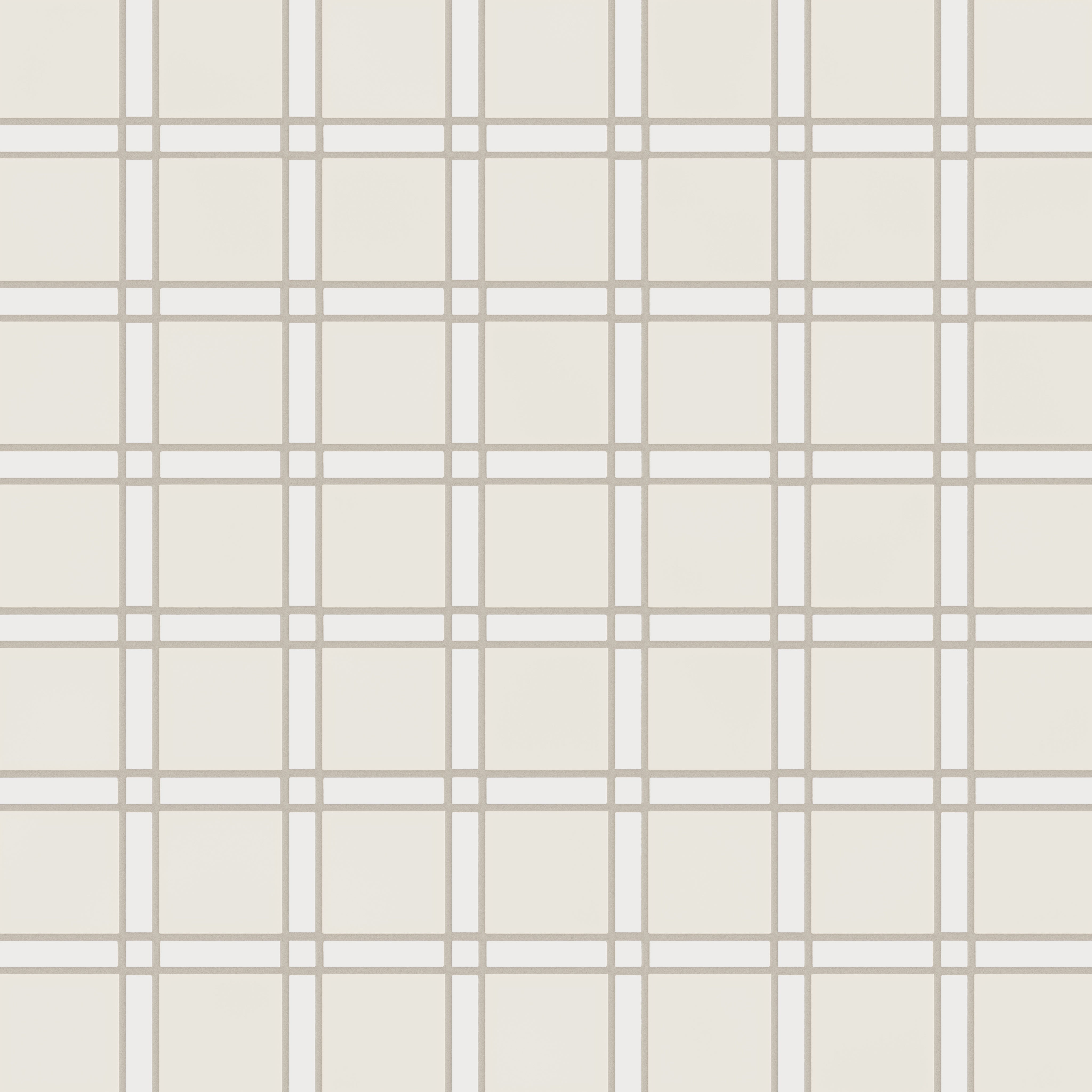 Lattice Sheeted Original Ceramic Tile in Calcite Matte & Feldspar Matte