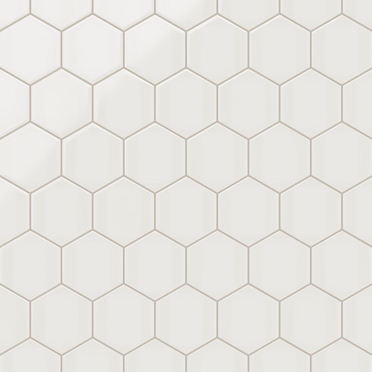 6" Hexagon Original Ceramic Tile in Feldspar Gloss