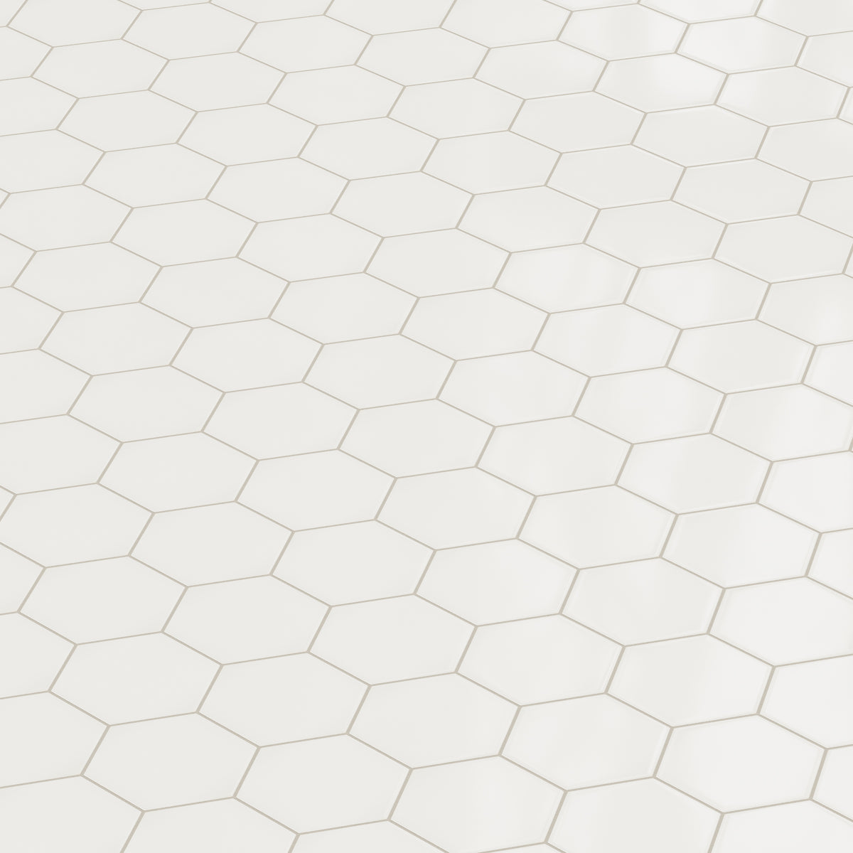 8" Hexagon Original Ceramic Tile in Feldspar Gloss