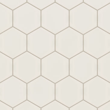 6" Hexagon Original Ceramic Tile in Feldspar Matte