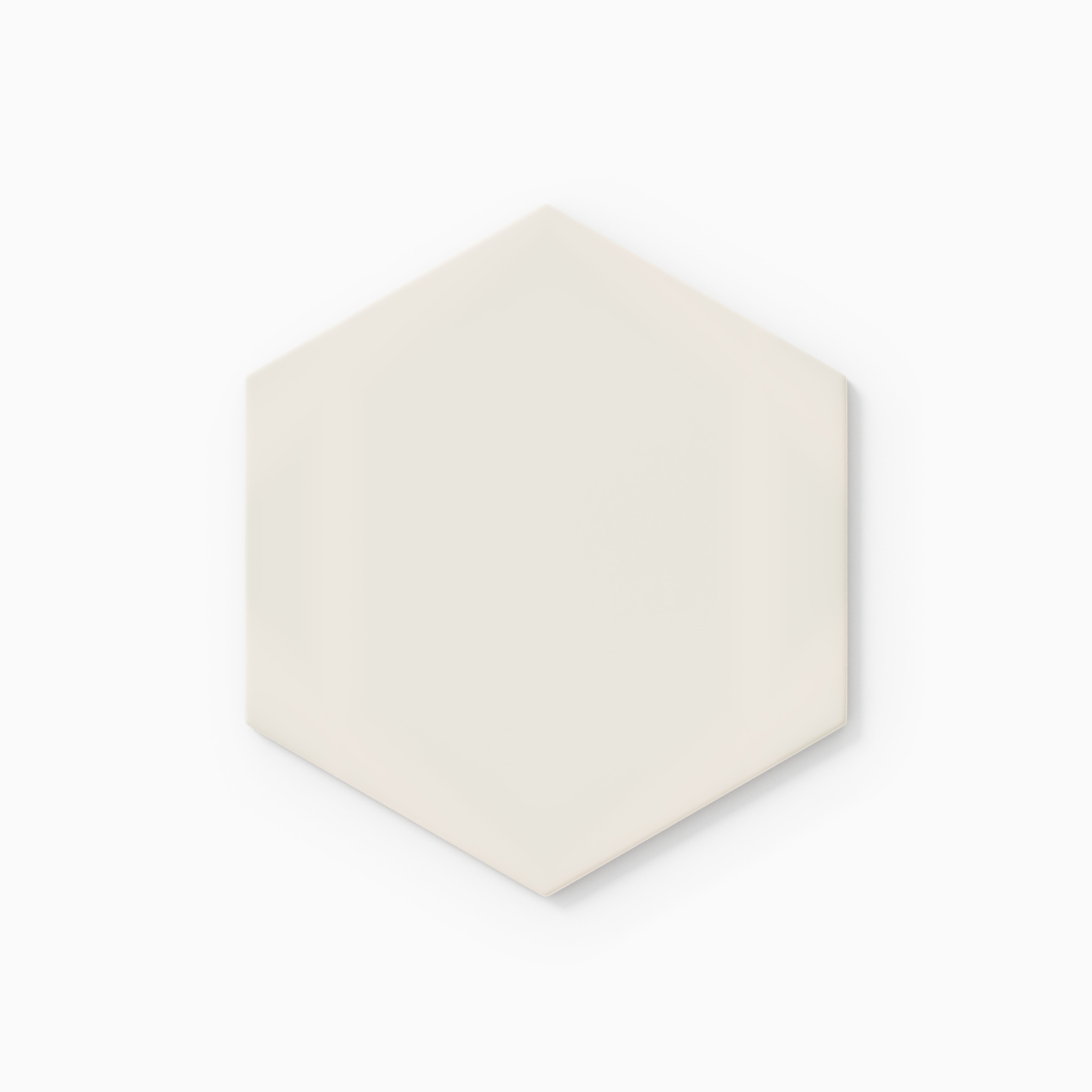 6" Hexagon Original Ceramic Tile in Feldspar Matte