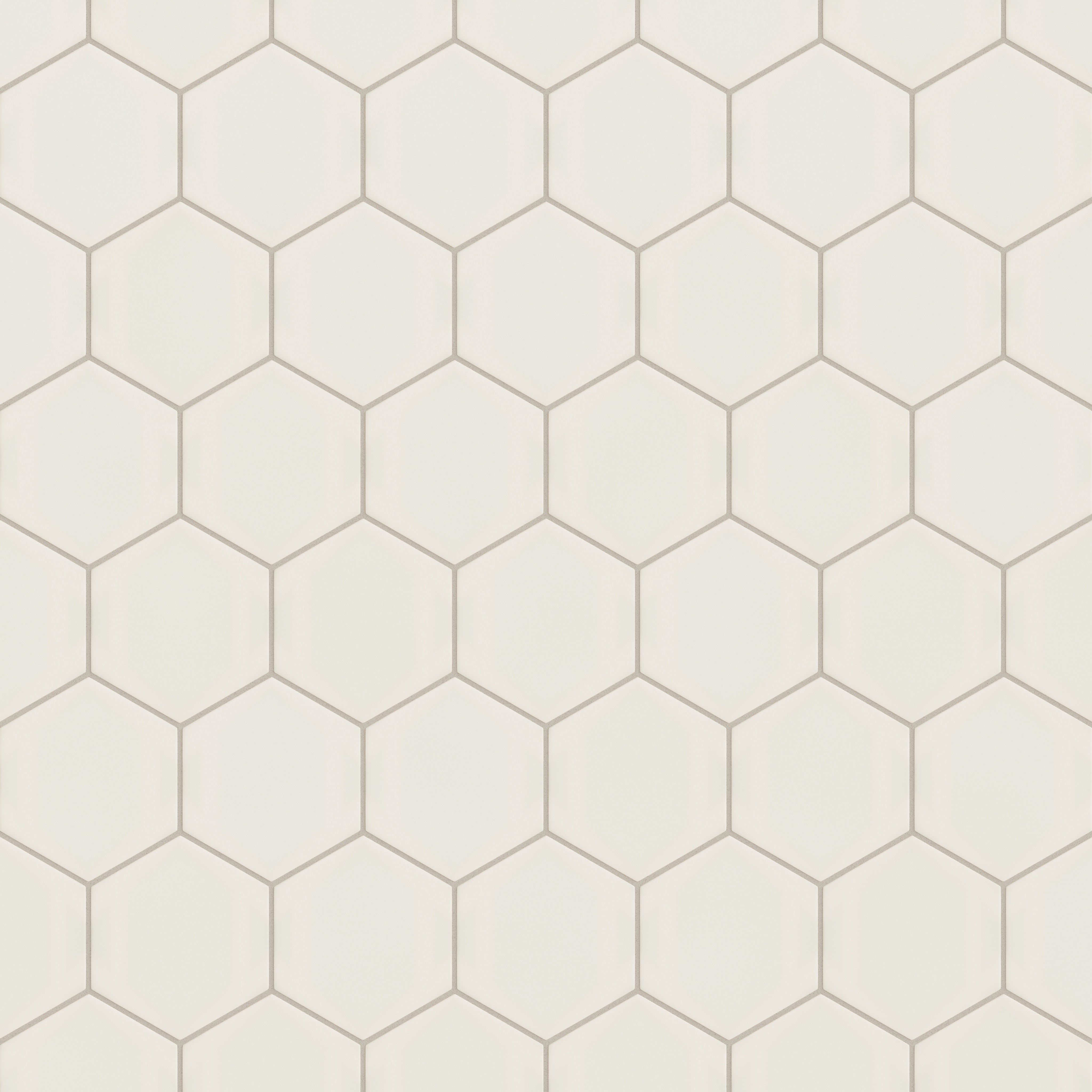 6" Hexagon Original Ceramic Tile in Feldspar Matte