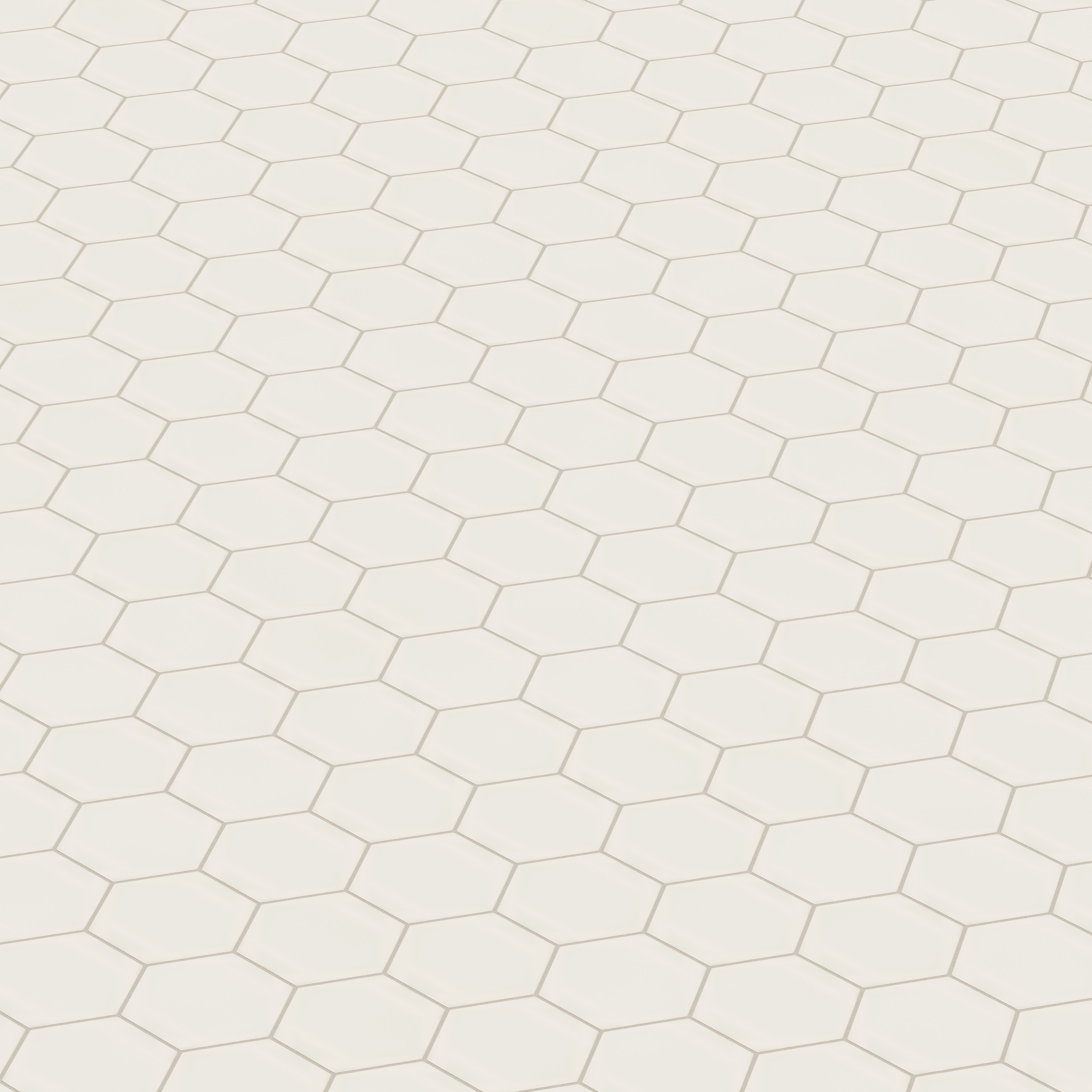 6" Hexagon Original Ceramic Tile in Feldspar Matte