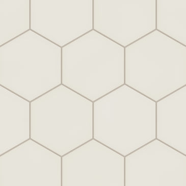 8" Hexagon Original Ceramic Tile in Feldspar Matte