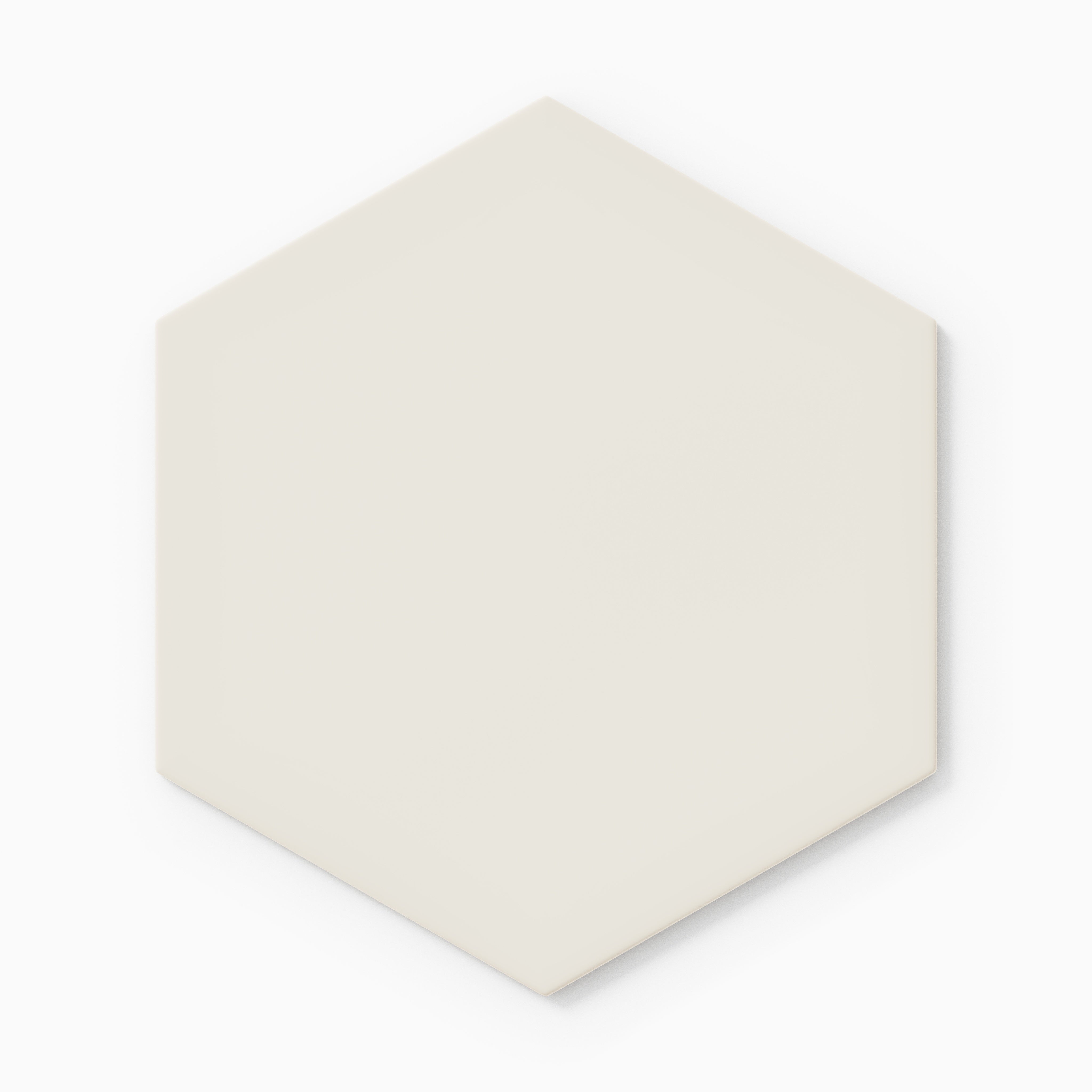 8" Hexagon Original Ceramic Tile in Feldspar Matte